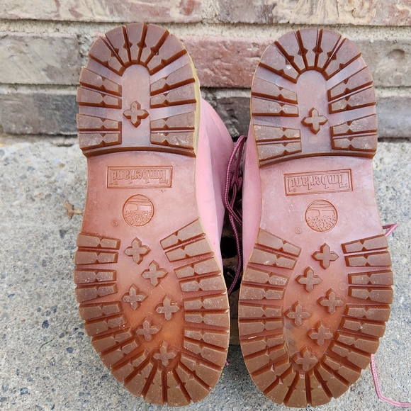 Women's Timberland A12LS Premium 6" Nubuck Boot in Dusty Rose size 5 - Picture 11 of 11